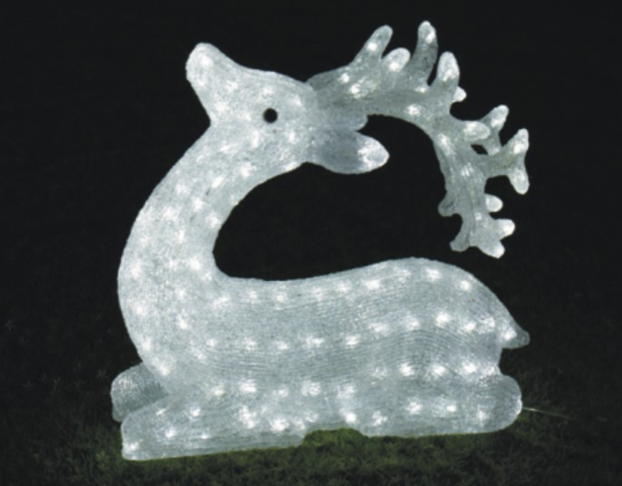  manufacturer In China FY-001-B05 cheap christmas acrylic SITTING REINDEER light bulb lamp  distributor