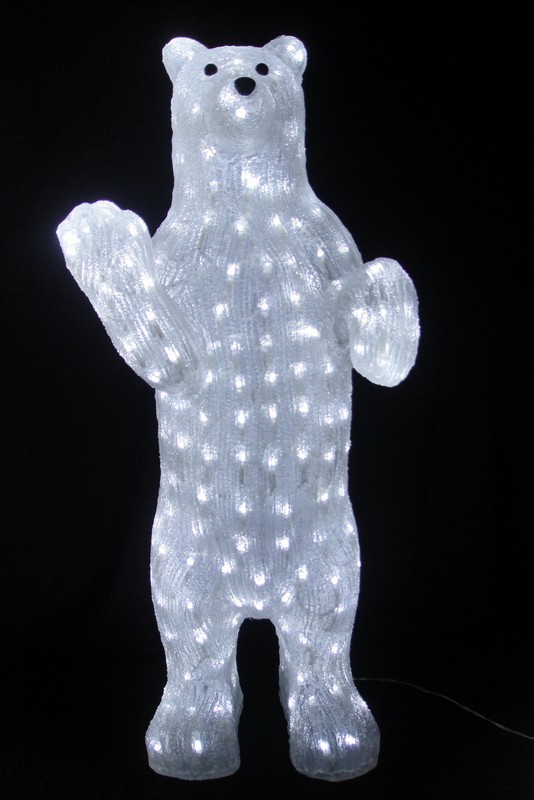 FY-001-C15 christmas STANDING acrylic BEAR WITH LED light bulb lamp FY-001-C15 cheap christmas STANDING acrylic BEAR WITH LED light bulb lamp Acrylic lights 