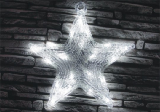 FY-001-K05 christmas acrylic 2D STAR light bulb lamp FY-001-K05 cheap christmas acrylic 2D STAR light bulb lamp