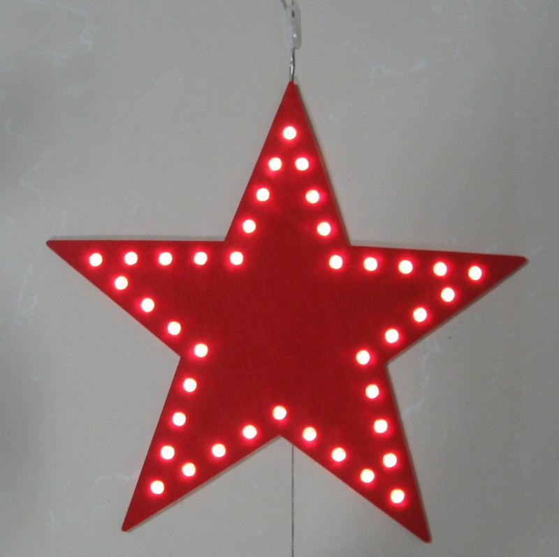  made in china  FY-002-B13 cheap christmas LED STAR FELT carpet light bulb lamp  corporation