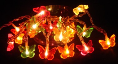 FY-03A-005 Butterflies LED christmas small led lights bulb lamp FY-03A-005 Butterflies LED cheap christmas small led lights bulb lamp LED String Light with Outfit