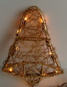 FY-06-039 christmas Two-sides bell rattan light bulb lamp FY-06-039 cheap christmas Two-sides bell rattan light bulb lamp Rattan light