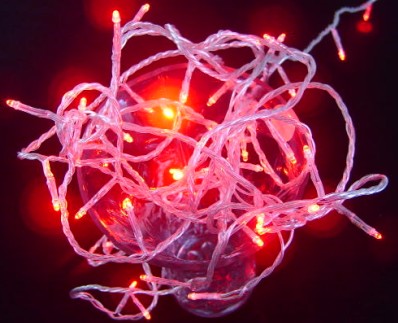  made in china  Red 50 Superbright LED String Lights Static On Clear Cable  corporation
