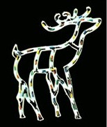  manufactured in China  cheap christmas deer plastic frame light bulb lamp  factory