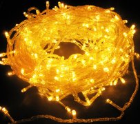 Yellow 144 Superbright LED String Lights Multifunction Clear Cable 24V Low Voltage Yellow 144 Superbright LED String Lights Multifunction Clear Cable LED String Lights
